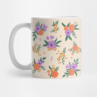 Floral bouquet - Cream Mug